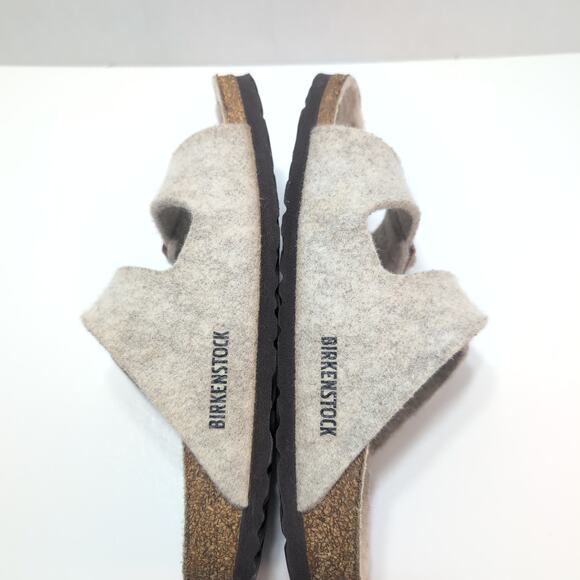 Birkenstock Women's Arizona Rivet Shearling Wool Sandals Size 36 (us 5) - Picture 4 of 7